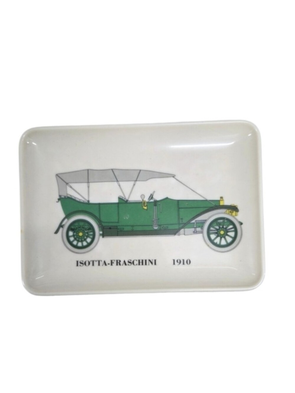 1910 Isotta-Fraschini Melamine Decorative Trinket Tray
